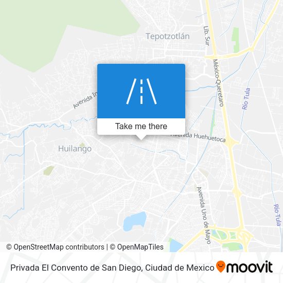 Privada El Convento de San Diego map