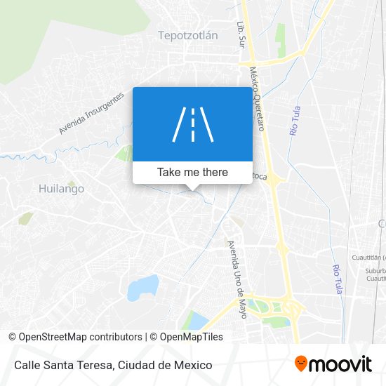 Calle Santa Teresa map