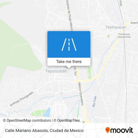 Mapa de Calle Mariano Abasolo