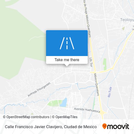 Calle Francisco Javier Clavijero map