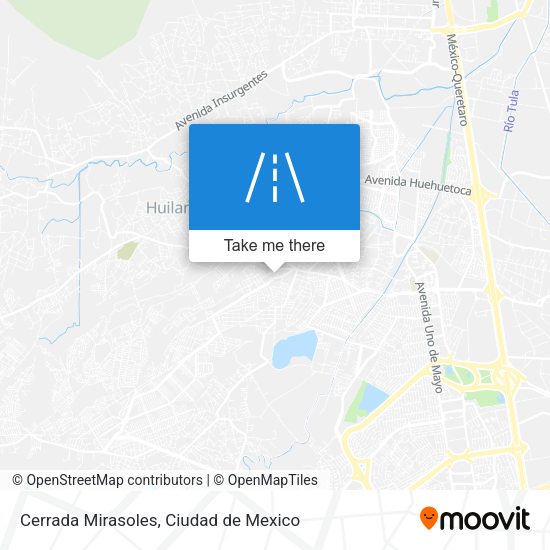 Cerrada Mirasoles map