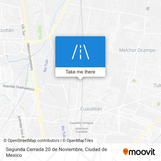 Segunda Cerrada 20 de Noviembre map