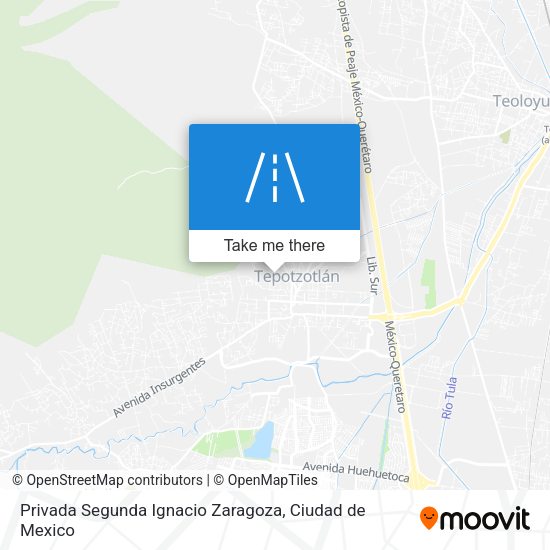 Mapa de Privada Segunda Ignacio Zaragoza