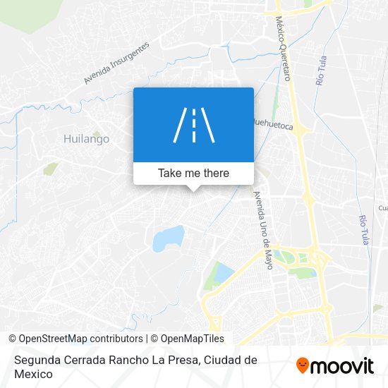 Mapa de Segunda Cerrada Rancho La Presa