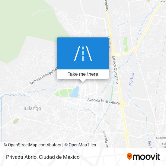 Privada Abrio map