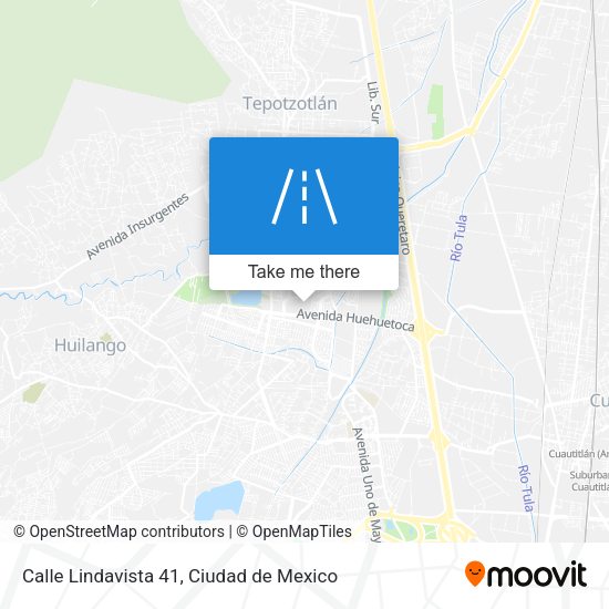 Calle Lindavista 41 map