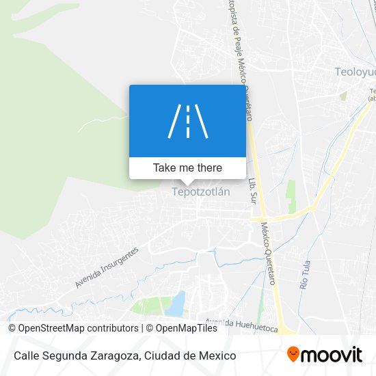 Calle Segunda Zaragoza map