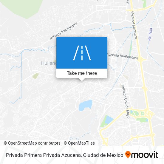 Mapa de Privada Primera Privada Azucena