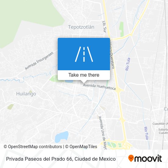 Mapa de Privada Paseos del Prado 66