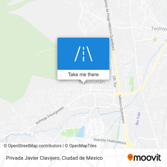 Mapa de Privada Javier Clavijero