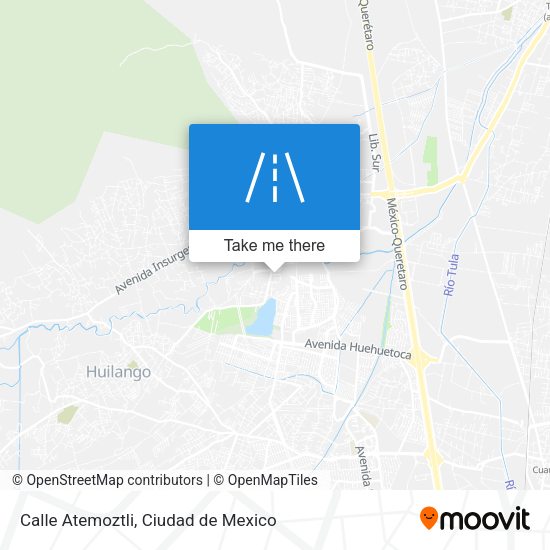 Mapa de Calle Atemoztli