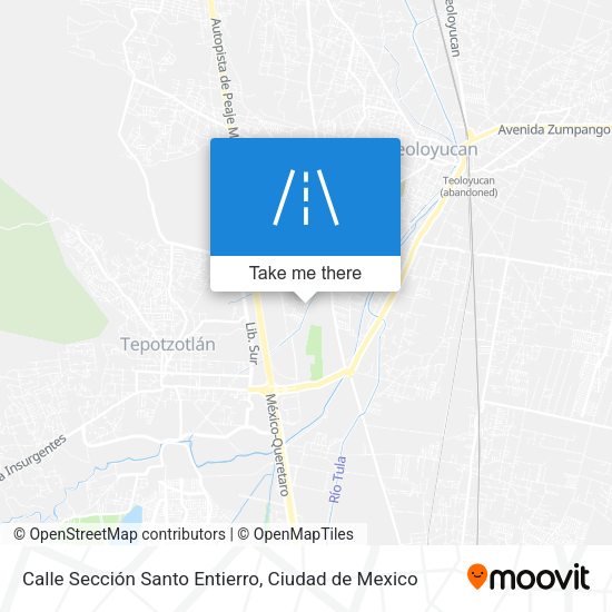 Calle Sección Santo Entierro map