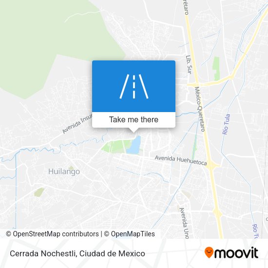 Cerrada Nochestli map