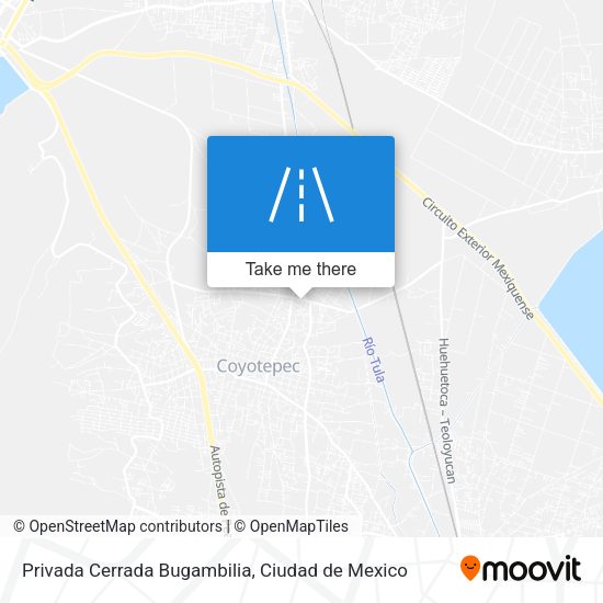 Privada Cerrada Bugambilia map