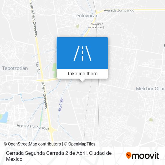 Cerrada Segunda Cerrada 2 de Abril map
