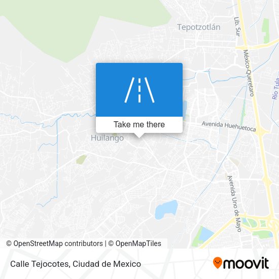Calle Tejocotes map