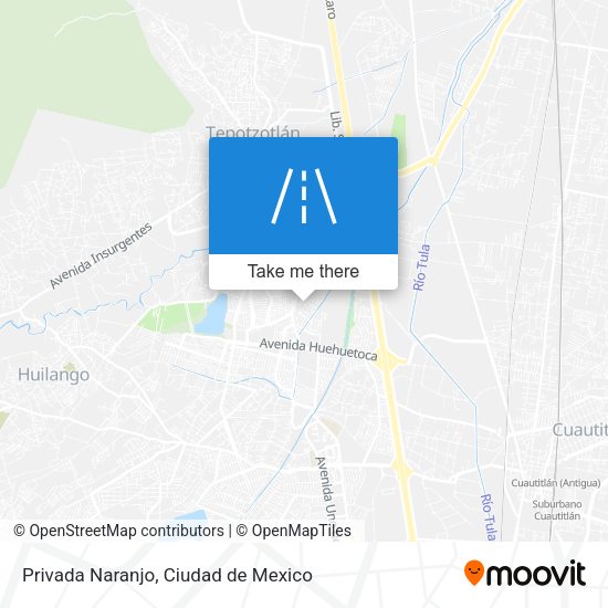 Mapa de Privada Naranjo