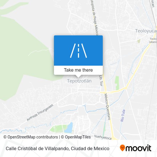 Mapa de Calle Cristóbal de Villalpando