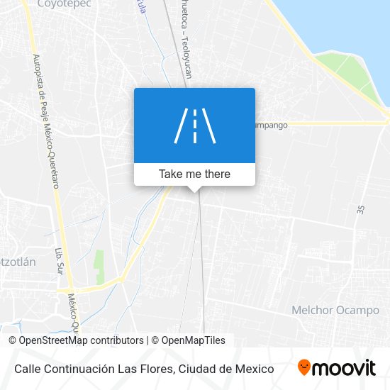 Calle Continuación Las Flores map
