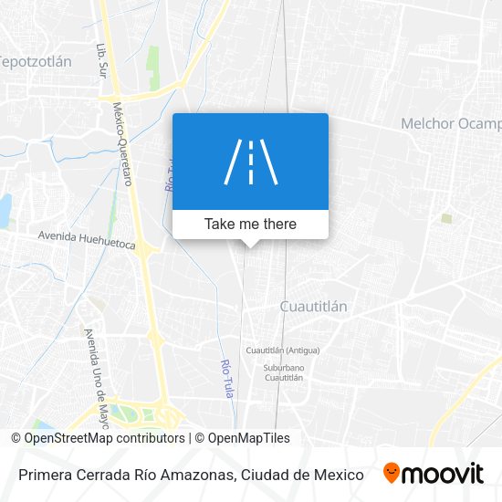 Primera Cerrada Río Amazonas map