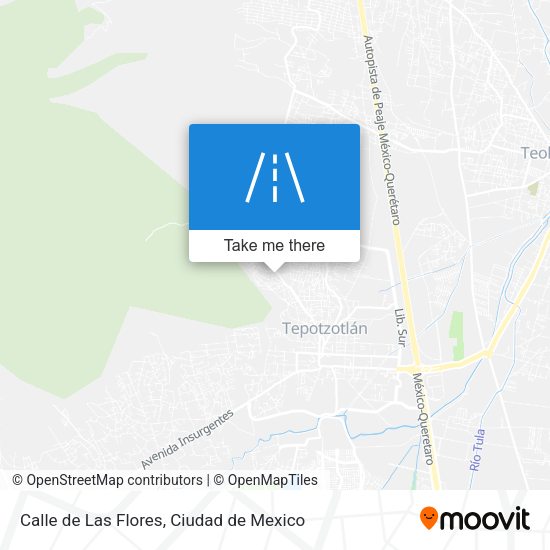Calle de Las Flores map