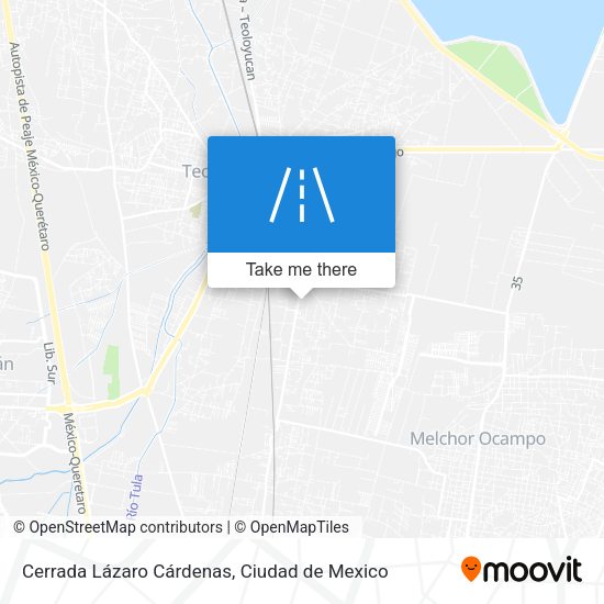 Mapa de Cerrada Lázaro Cárdenas