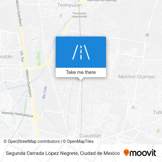 Segunda Cerrada López Negrete map
