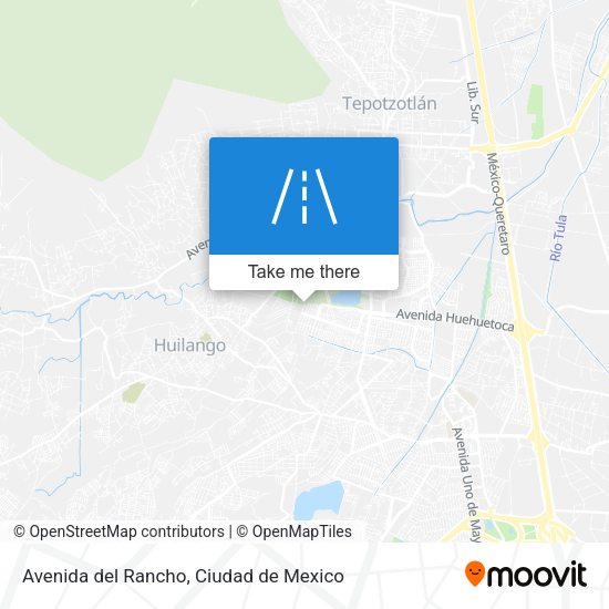 Avenida del Rancho map