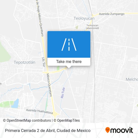 Mapa de Primera Cerrada 2 de Abril