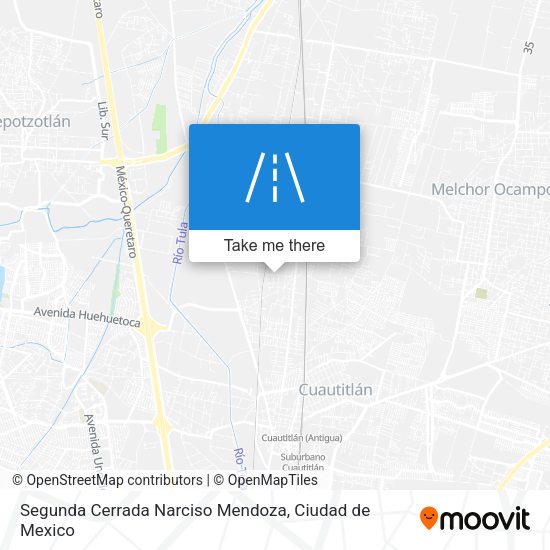 Segunda Cerrada Narciso Mendoza map