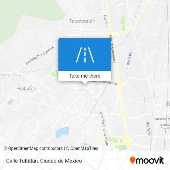 Calle Tultitlán map