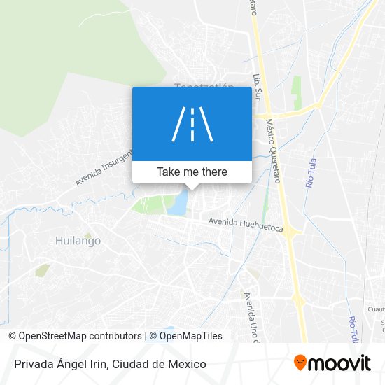 Privada Ángel Irin map