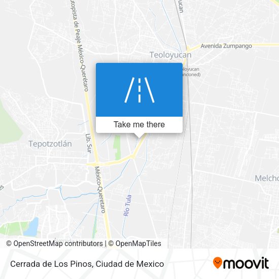 Cerrada de Los Pinos map