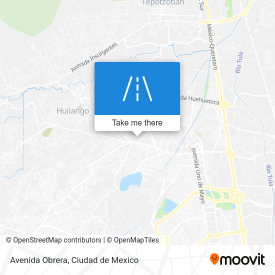 Mapa de Avenida Obrera