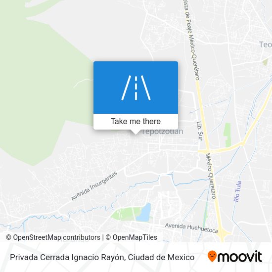 Mapa de Privada Cerrada Ignacio Rayón