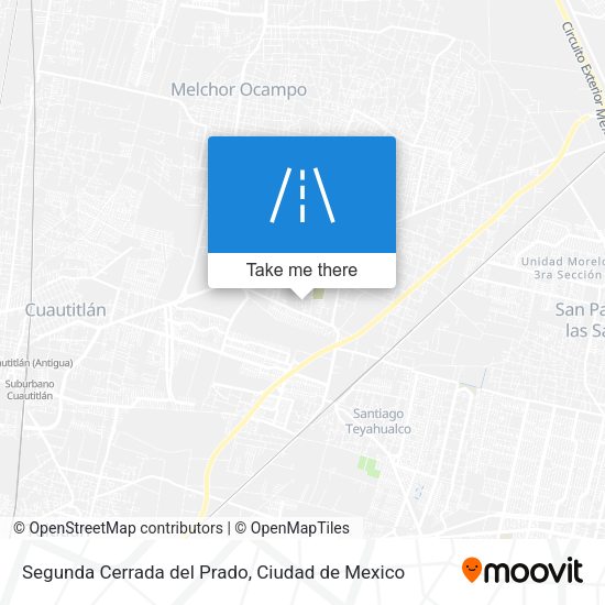 Segunda Cerrada del Prado map