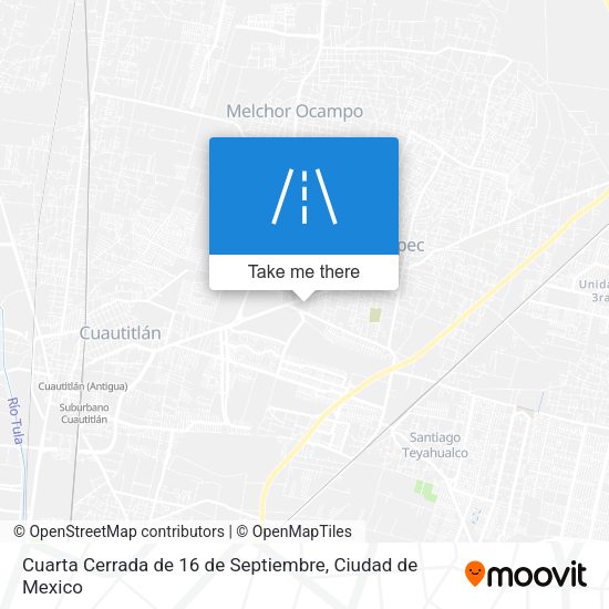 Cuarta Cerrada de 16 de Septiembre map