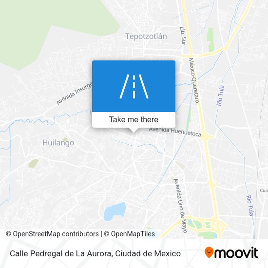Calle Pedregal de La Aurora map