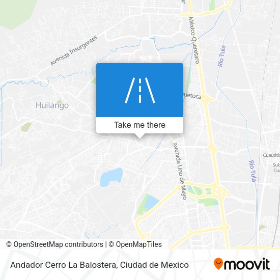 Mapa de Andador Cerro La Balostera