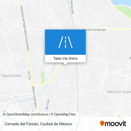 Cerrada del Faisán map
