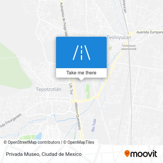 Privada Museo map