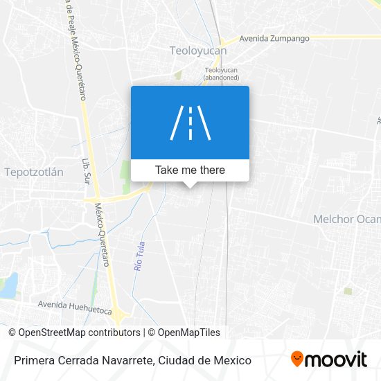 Primera Cerrada Navarrete map