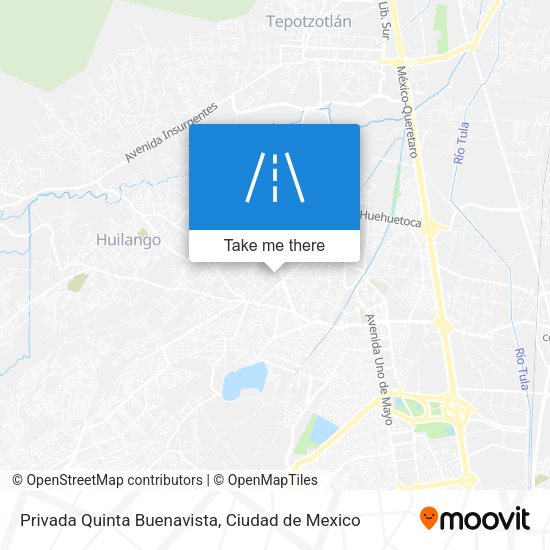 Privada Quinta Buenavista map