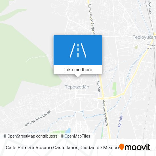 Calle Primera Rosario Castellanos map