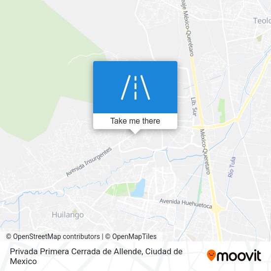 Privada Primera Cerrada de Allende map