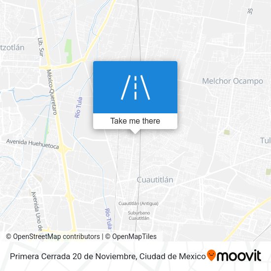 Primera Cerrada 20 de Noviembre map