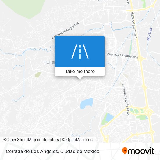 Mapa de Cerrada de Los Ángeles
