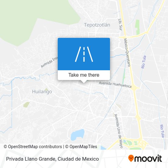 Privada Llano Grande map