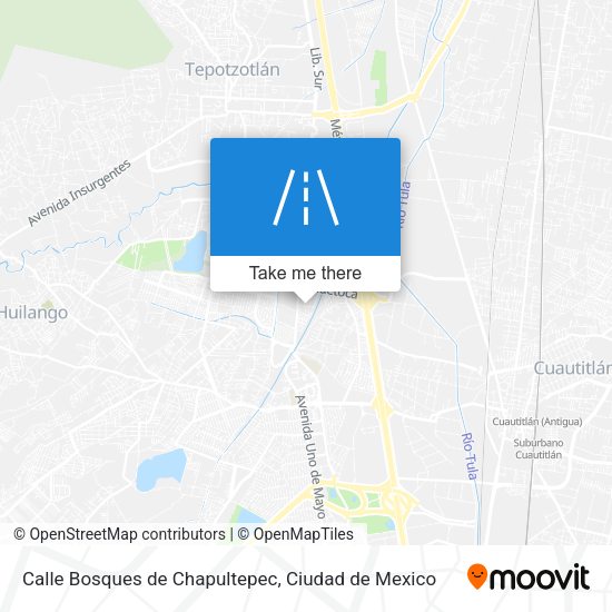 Calle Bosques de Chapultepec map