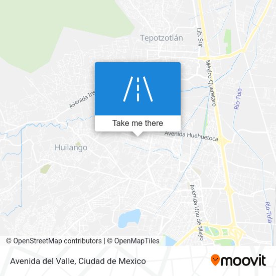 Avenida del Valle map